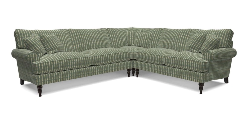Cooksbridge LHF Corner Sofa in Cloth 21 Oak Leaf Beech