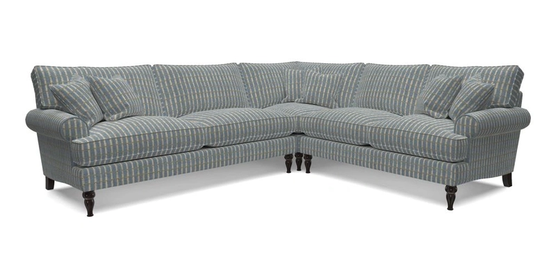 Cooksbridge LHF Corner Sofa in Cloth 21 Oak Leaf Beech