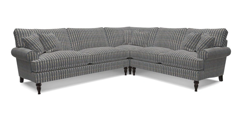 Cooksbridge LHF Corner Sofa in Cloth 21 Oak Leaf Beech