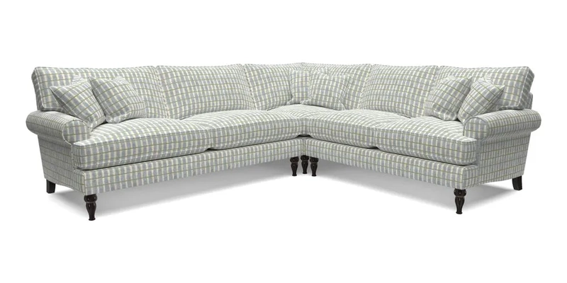 Cooksbridge LHF Corner Sofa in Cloth 21 Oak Leaf Beech