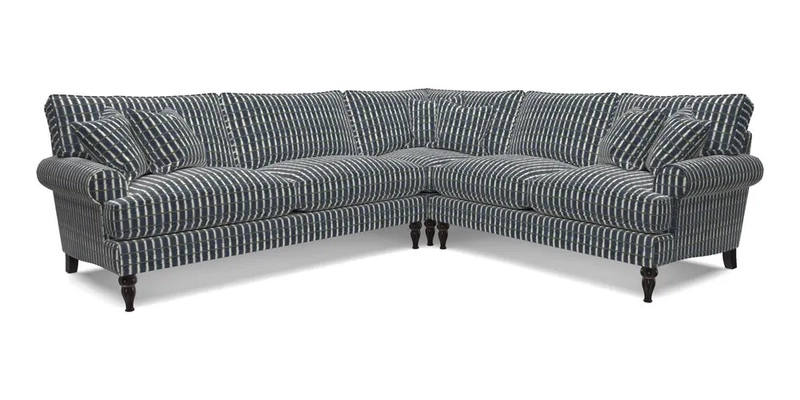 Cooksbridge LHF Corner Sofa in Cloth 21 Oak Leaf Beech