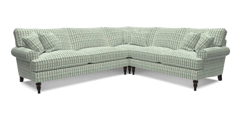 Cooksbridge LHF Corner Sofa in Cloth 21 Oak Leaf Beech