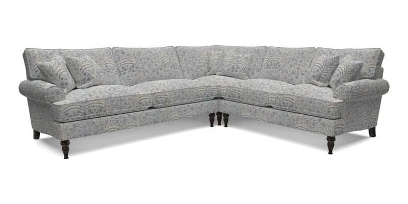 Cooksbridge LHF Corner Sofa in Cloth 21 Oak Leaf Beech