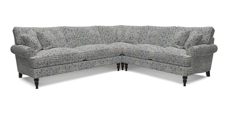 Cooksbridge LHF Corner Sofa in Cloth 21 Oak Leaf Beech