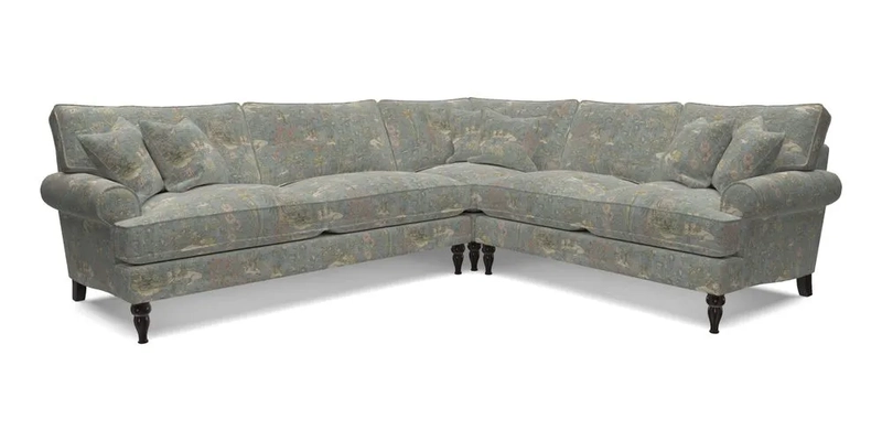 Cooksbridge LHF Corner Sofa in Cloth 21 Oak Leaf Beech