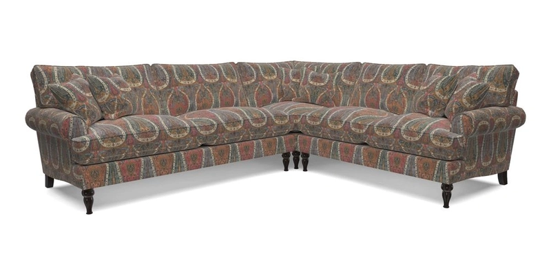 Cooksbridge LHF Corner Sofa in Cloth 21 Oak Leaf Beech