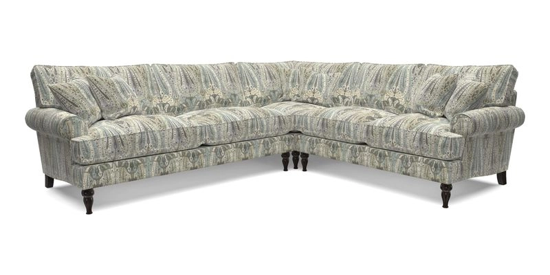 Cooksbridge LHF Corner Sofa in Cloth 21 Oak Leaf Beech