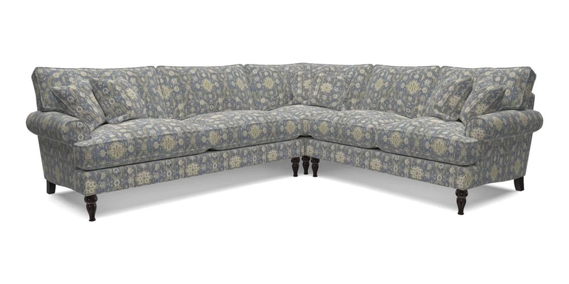 Cooksbridge LHF Corner Sofa in Cloth 21 Oak Leaf Beech