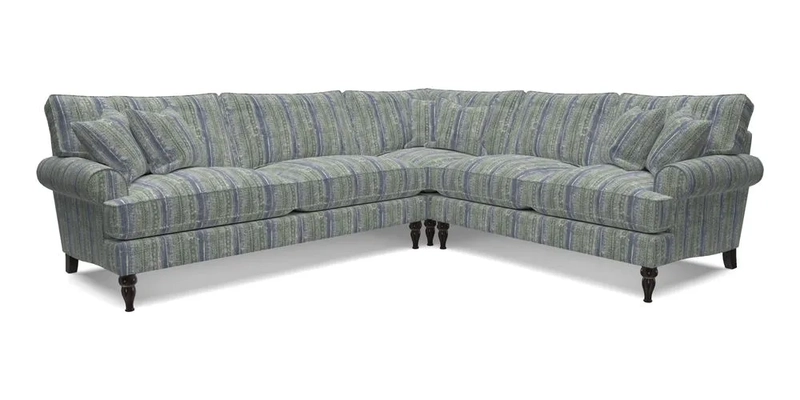 Cooksbridge LHF Corner Sofa in Cloth 21 Oak Leaf Beech
