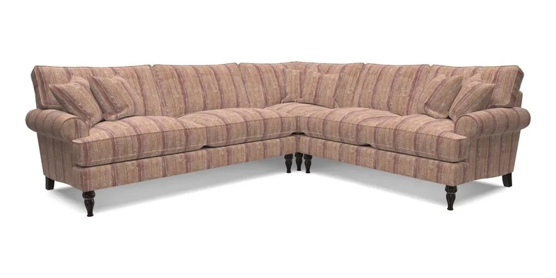 Cooksbridge LHF Corner Sofa in Cloth 21 Oak Leaf Beech