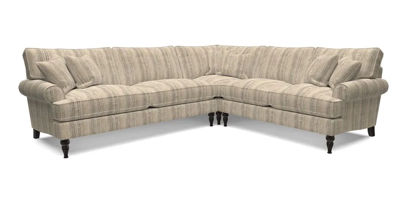 Cooksbridge LHF Corner Sofa in Cloth 21 Oak Leaf Beech