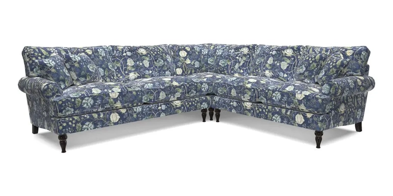 Cooksbridge LHF Corner Sofa in Cloth 21 Oak Leaf Beech