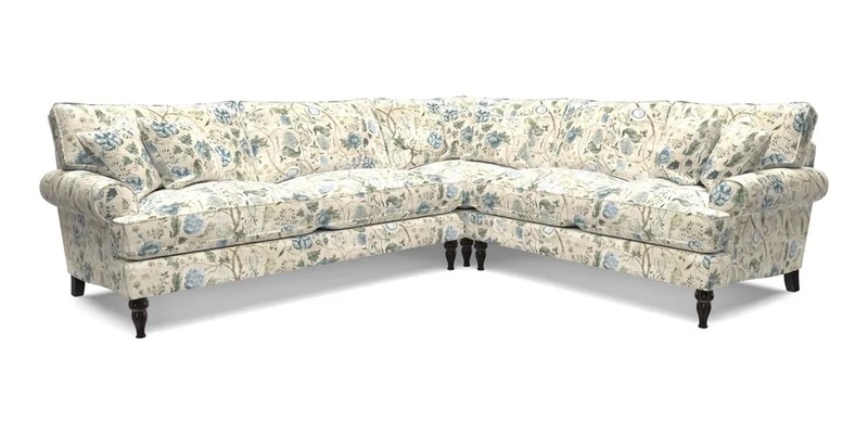 Cooksbridge LHF Corner Sofa in Cloth 21 Oak Leaf Beech