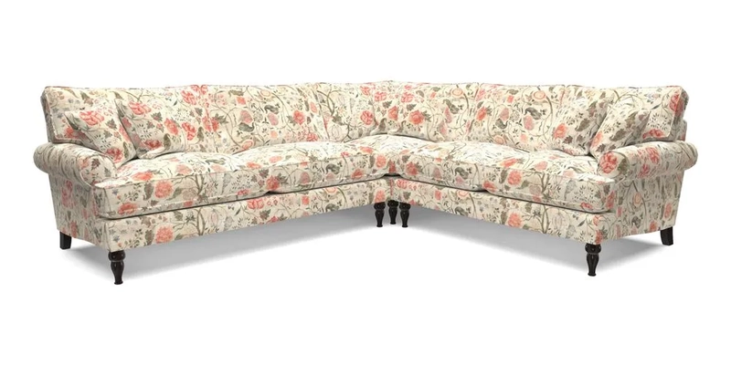 Cooksbridge LHF Corner Sofa in Cloth 21 Oak Leaf Beech
