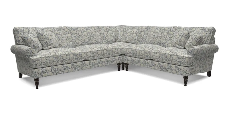 Cooksbridge LHF Corner Sofa in Cloth 21 Oak Leaf Beech