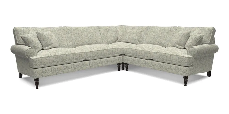 Cooksbridge LHF Corner Sofa in Cloth 21 Oak Leaf Beech