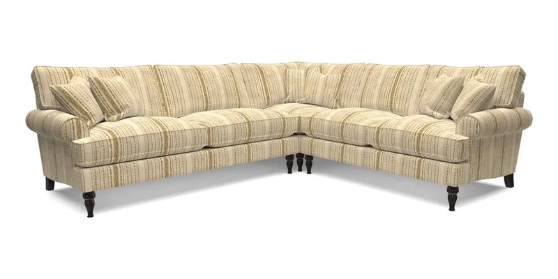 Cooksbridge LHF Corner Sofa in Cloth 21 Oak Leaf Beech