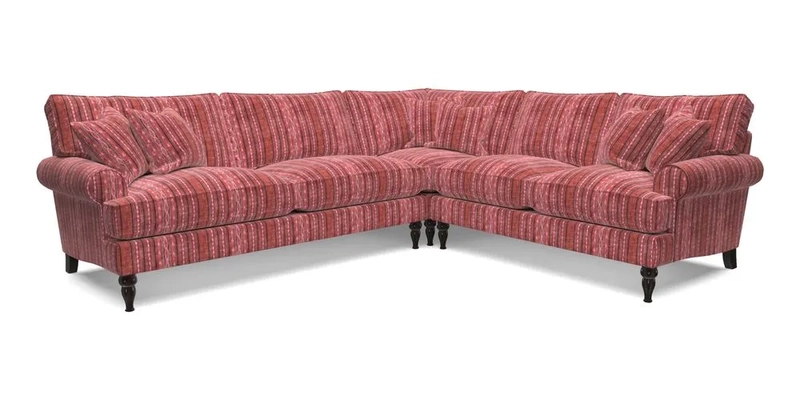 Cooksbridge LHF Corner Sofa in Cloth 21 Oak Leaf Beech