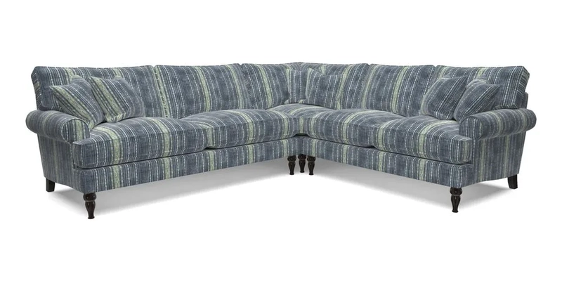 Cooksbridge LHF Corner Sofa in Cloth 21 Oak Leaf Beech