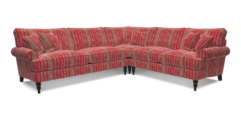 Cooksbridge LHF Corner Sofa in Cloth 21 Oak Leaf Beech