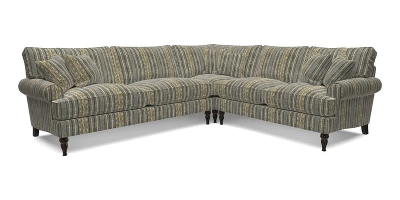 Cooksbridge LHF Corner Sofa in Cloth 21 Oak Leaf Beech