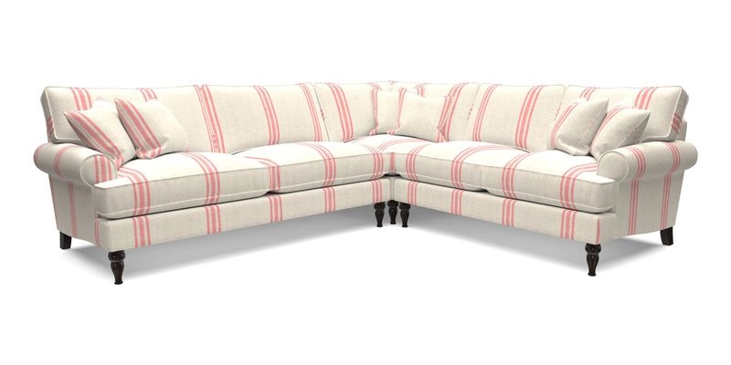 Cooksbridge LHF Corner Sofa in Cloth 21 Oak Leaf Beech