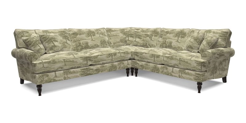 Cooksbridge corner sofa LHF in Cloth 21 Oak Leaf Beech