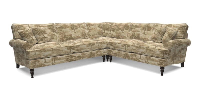 Cooksbridge corner sofa LHF in Cloth 21 Oak Leaf Beech