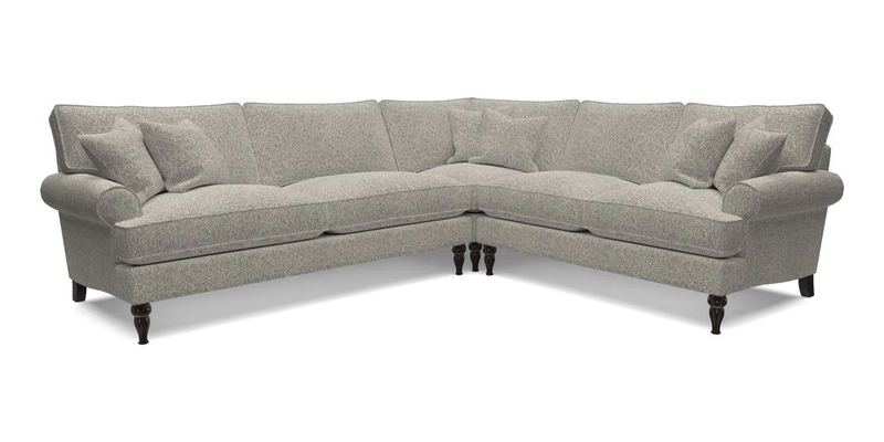 Cooksbridge LHF Corner Sofa in Cloth 21 Oak Leaf Beech