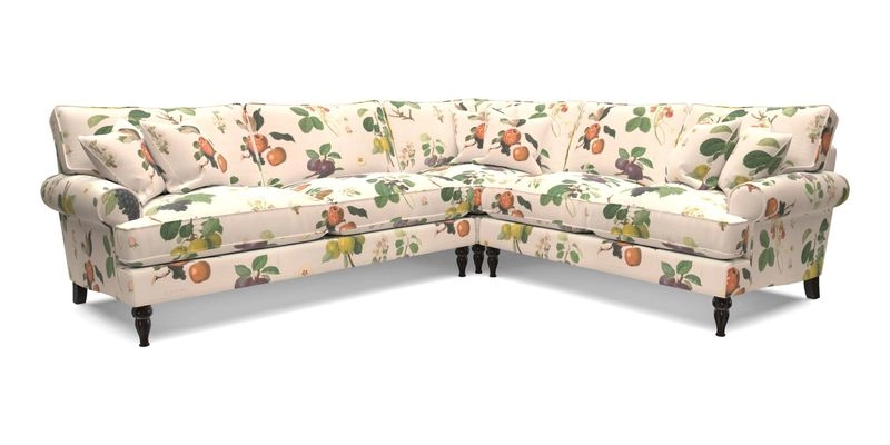 Cooksbridge LHF Corner Sofa in Cloth 21 Oak Leaf Beech