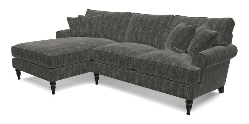 Cooksbridge Chaise Sofa LHF in Two Tone Plain Biscuit