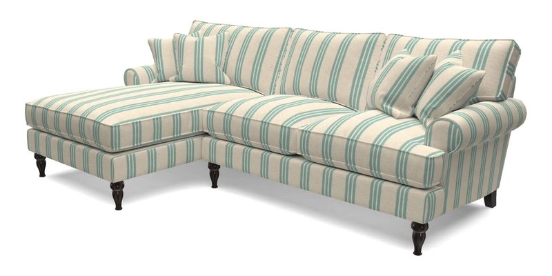 Cooksbridge Chaise Sofa LHF in Two Tone Plain Biscuit