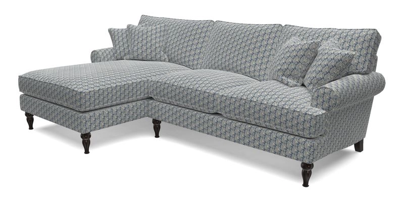 Cooksbridge Chaise Sofa LHF in Two Tone Plain Biscuit