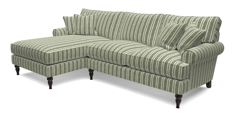 Cooksbridge Chaise Sofa LHF in Two Tone Plain Biscuit