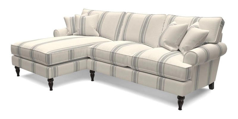 Cooksbridge Chaise Sofa LHF in Two Tone Plain Biscuit