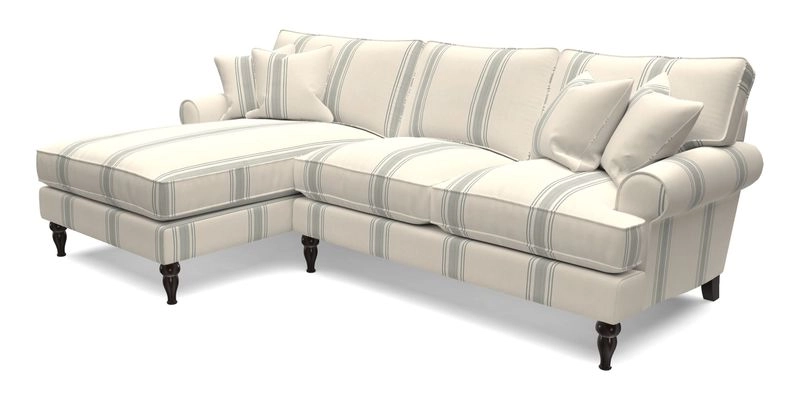 Cooksbridge Chaise Sofa LHF in Two Tone Plain Biscuit