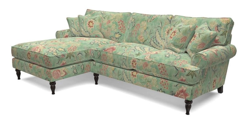 Cooksbridge Chaise Sofa LHF in Two Tone Plain Biscuit
