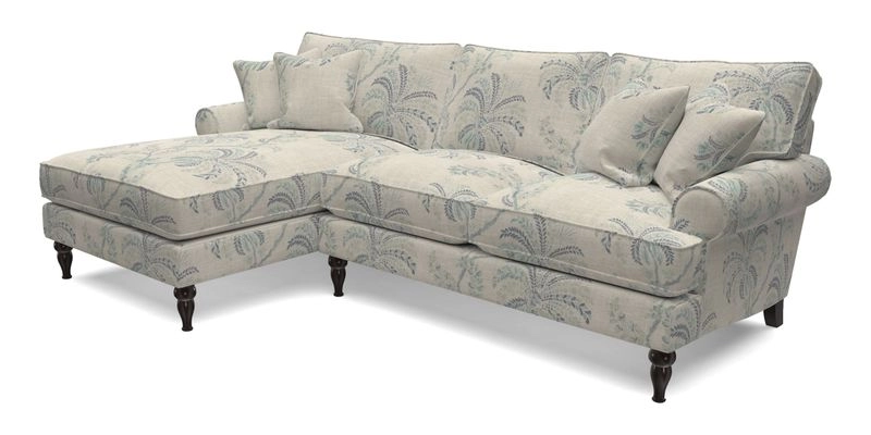 Cooksbridge Chaise Sofa LHF in Two Tone Plain Biscuit
