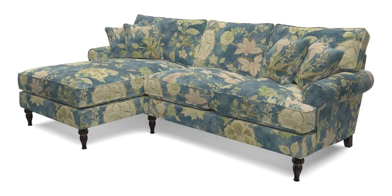 Cooksbridge Chaise Sofa LHF in Two Tone Plain Biscuit