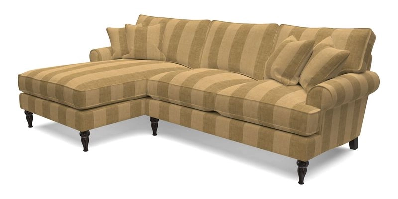 Cooksbridge Chaise Sofa LHF in Two Tone Plain Biscuit