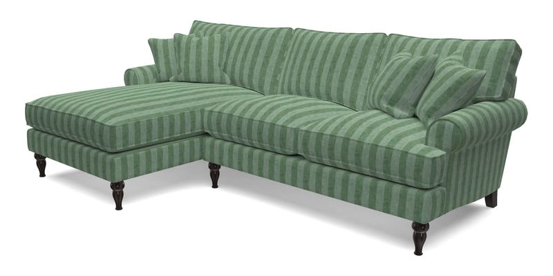 Cooksbridge Chaise Sofa LHF in Two Tone Plain Biscuit