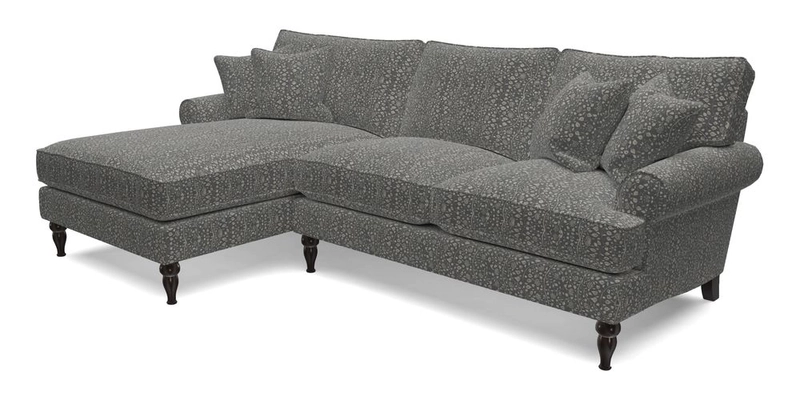 Cooksbridge Chaise Sofa LHF in Two Tone Plain Biscuit