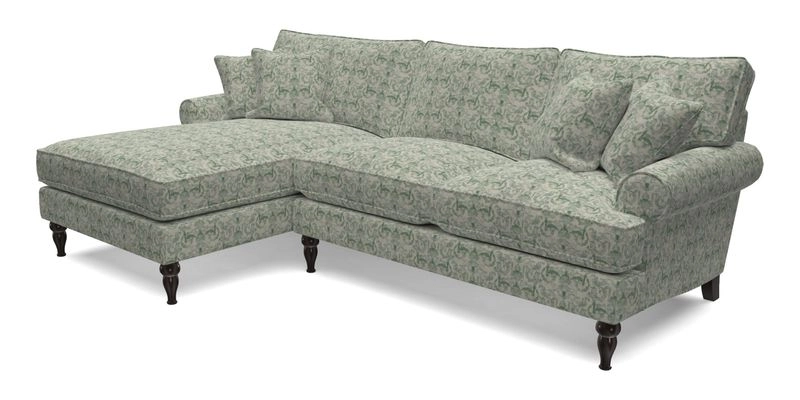 Cooksbridge Chaise Sofa LHF in Two Tone Plain Biscuit