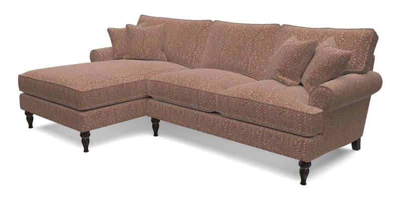 Cooksbridge Chaise Sofa LHF in Two Tone Plain Biscuit
