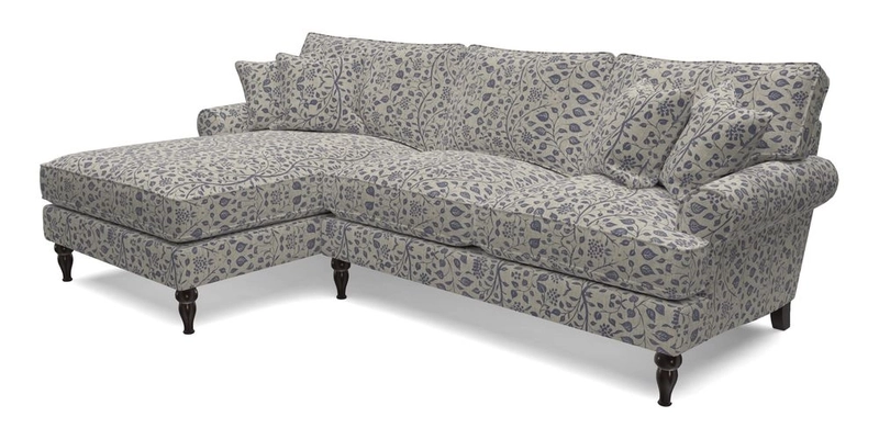 Cooksbridge Chaise Sofa LHF in Two Tone Plain Biscuit