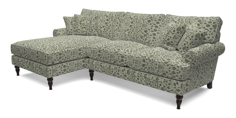 Cooksbridge Chaise Sofa LHF in Two Tone Plain Biscuit