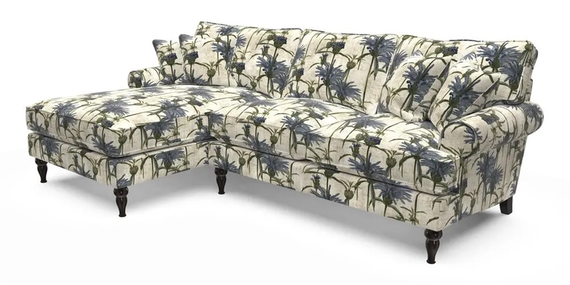 Cooksbridge Chaise Sofa LHF in Two Tone Plain Biscuit