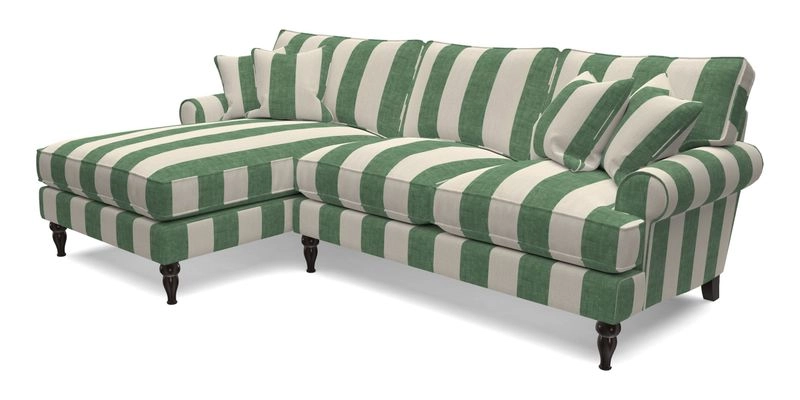 Cooksbridge Chaise Sofa LHF in Two Tone Plain Biscuit