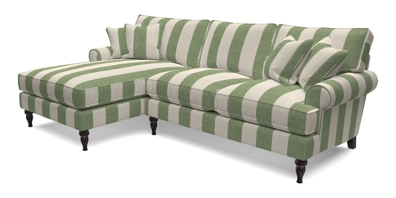 Cooksbridge Chaise Sofa LHF in Two Tone Plain Biscuit