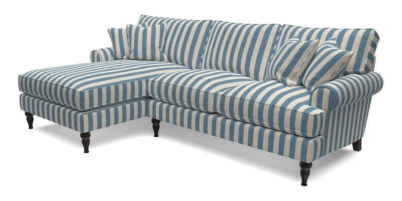 Cooksbridge Chaise Sofa LHF in Two Tone Plain Biscuit